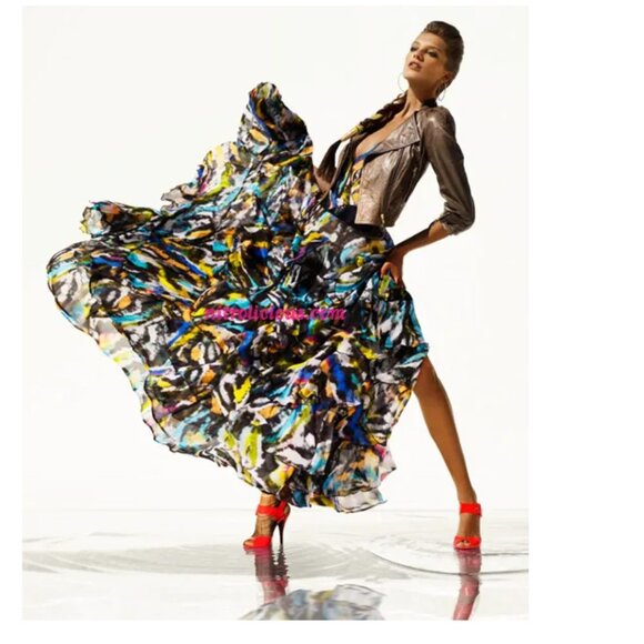 Matthew Williamson for H&M Sequined Maxi Dress Sz 6 - Picture 2 of 16